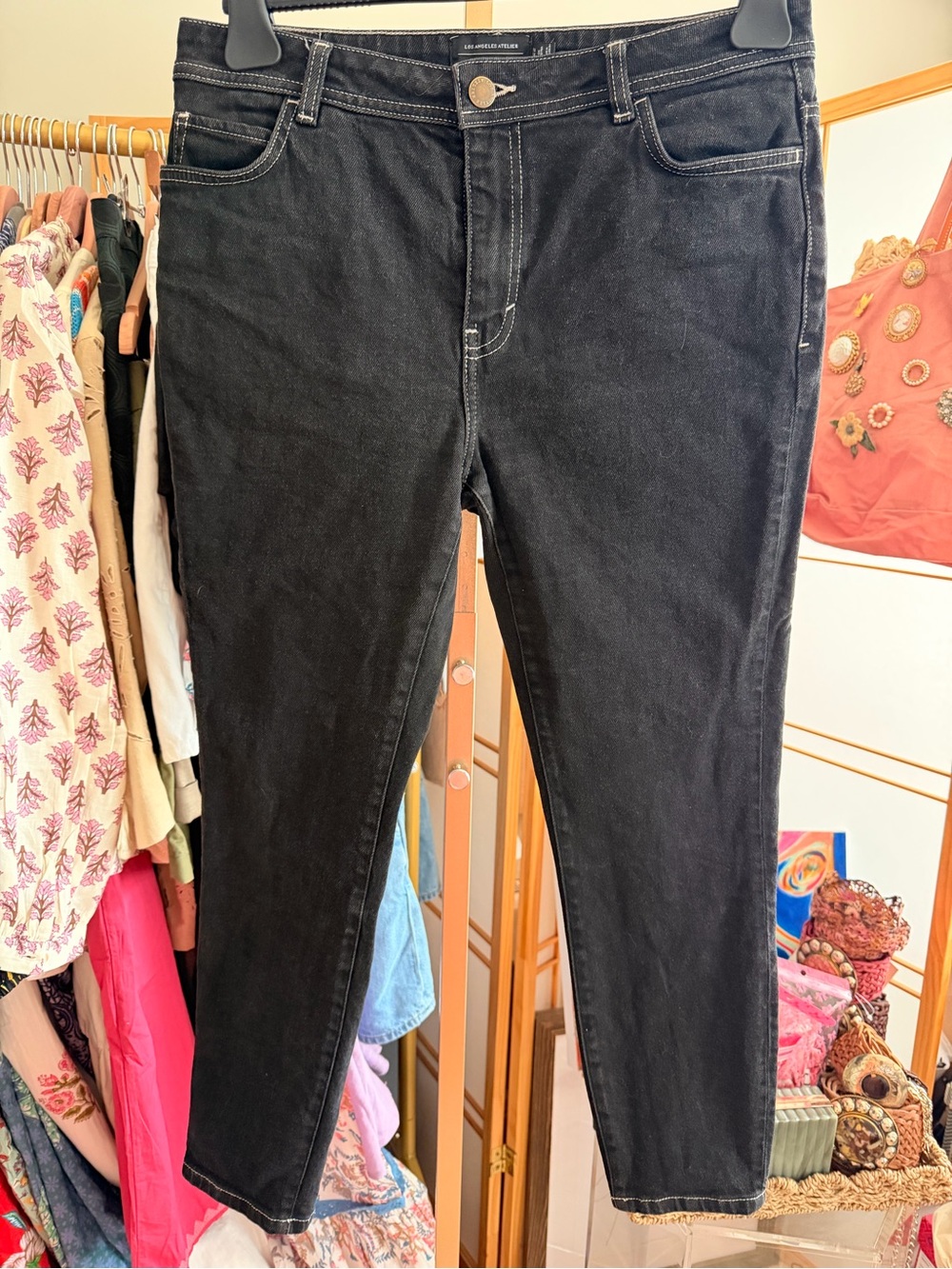 & Other Stories Los Angeles Atelier Black Slim Jeans Size 30